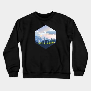 Adventure Party RPG D20 Dice Crewneck Sweatshirt